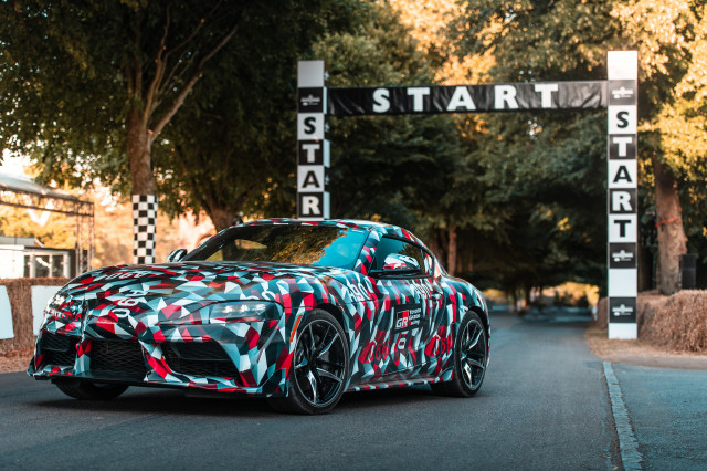 Toyota Supra dynamic debut at 2018 Goodwood Festival of Speed