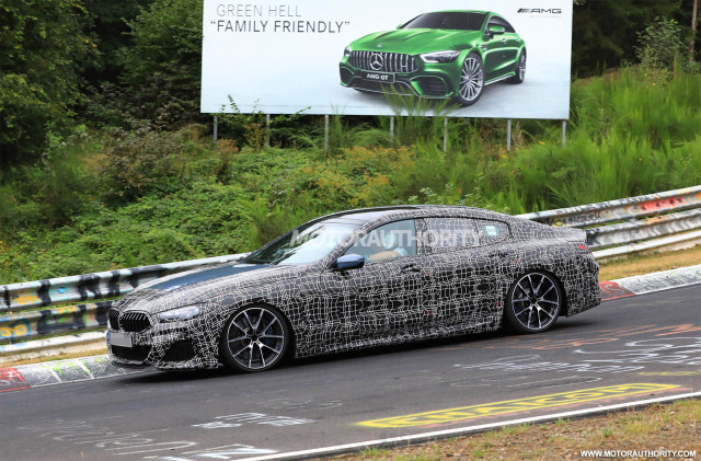 2020 BMW 8-Series Gran Coupe spy shots - Image via S. Baldauf/SB-Medien