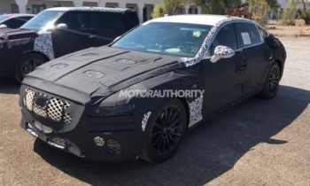 2020 Genesis G80 spy shots