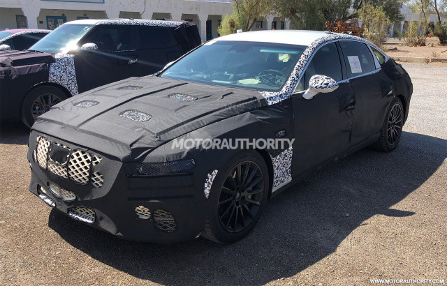 2020 Genesis G80 spy shots - Image via S. Baldauf/SB-Medien