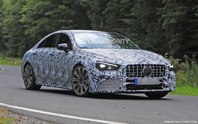 2020 Mercedes-AMG CLA35 spy shots - Image via S. Baldauf/SB-Medien