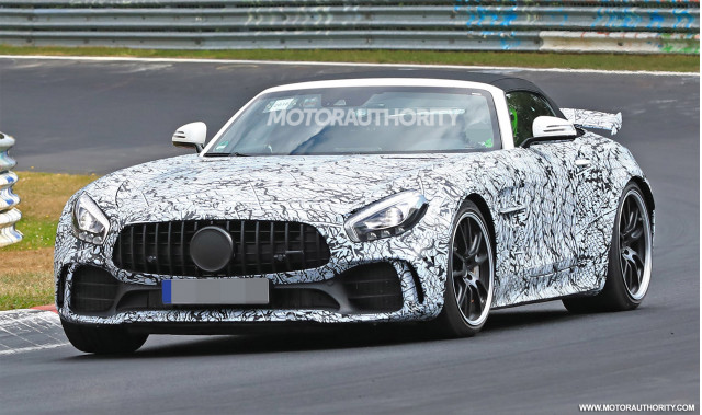 2020 Mercedes-AMG GT R Roadster spy shots - Image via S. Baldauf/SB-Medien