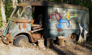 Aerosmith’s original ’64 touring van found in East Coast woods