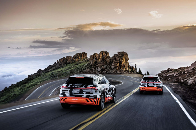 2019 Audi e-tron prototype drive, Pikes Peak