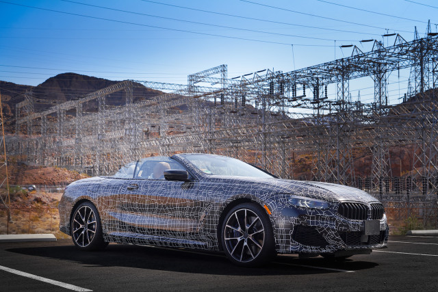 BMW 8-Series convertible prototype