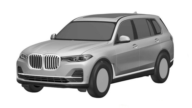 BMW X7 patent drawing
