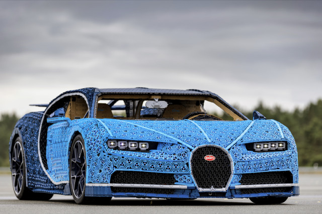 Bugatti Chiron Lego Technic life-size model