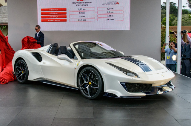 Ferrari 488 Pista Spider - Image via Kimball Studios