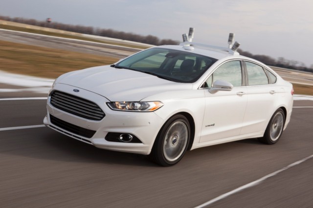 Ford Fusion Hybrid automated driving research vehicle