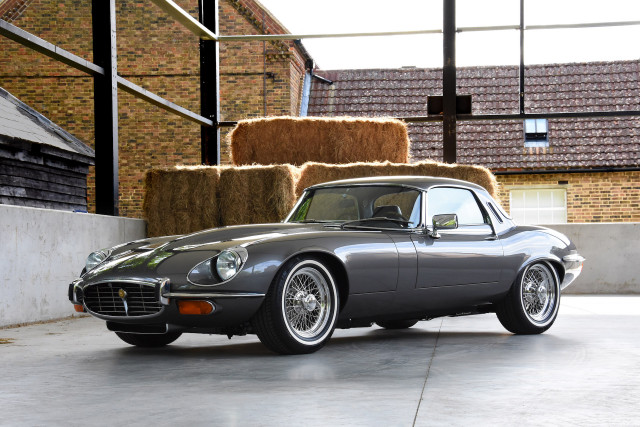 E-Type UK Series 3 restomod with 6.1-liter V-12 engine