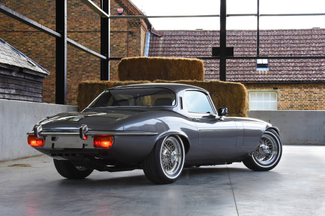 E-Type UK Series 3 restomod with 6.1-liter V-12 engine