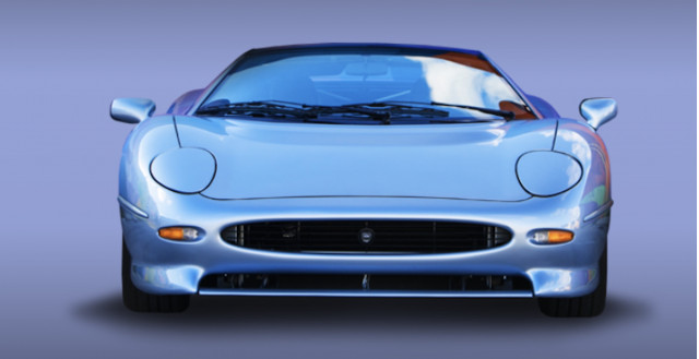 Jaguar XJ220 on Rally Rd. classic car investment app