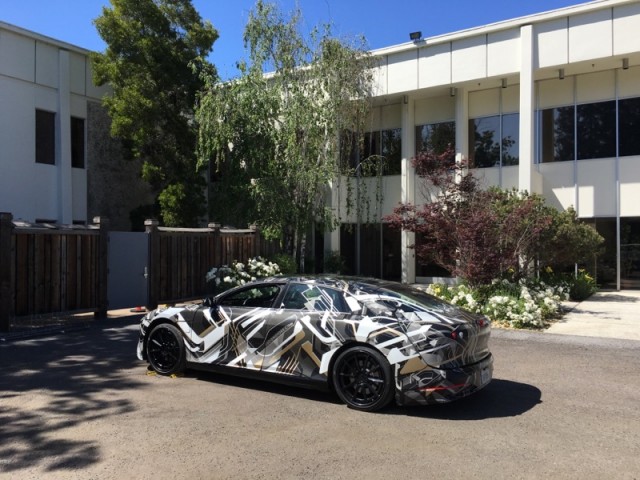 Lucid Air electric luxury sedan prototype [photo: David Noland]