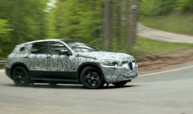 Mercedes-Benz EQC prototype testing in Black Forest Mercedes-Benz EQC prototype testing in Black Forest