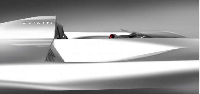 Teaser for Infiniti concept car debuting on August 23, 2018