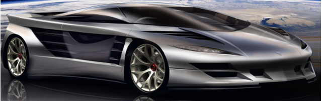 Vector WX8 supercar rendering