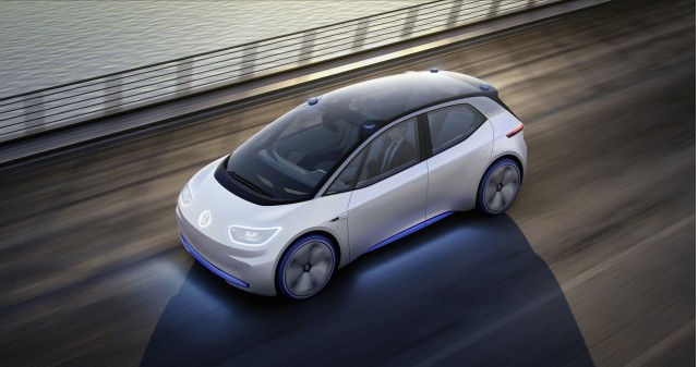 Volkswagen ID electric car concept, 2016 Paris auto show