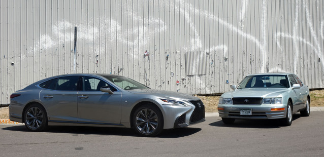 1997 Lexus LS 400 and 2018 Lexus LS 500