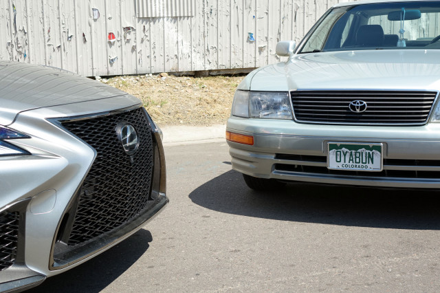 1997 Lexus LS 400 and 2018 Lexus LS 500