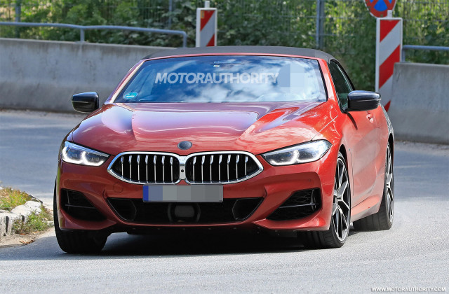 2019 BMW 8-Series Convertible spy shots - Image via S. Baldauf/SB-Medien