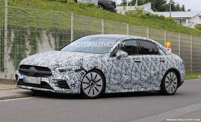 2019 Mercedes-AMG A35 spy shots - Image via S. Baldauf/SB-Medien
