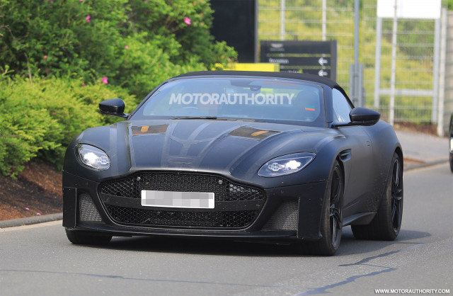 2020 Aston Martin DBS Superleggera Volante spy shots - Image via S. Baldauf/SB-Medien