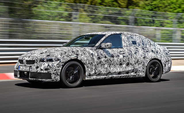 2019 BMW 3-Series prototype testing on the Nürburgring