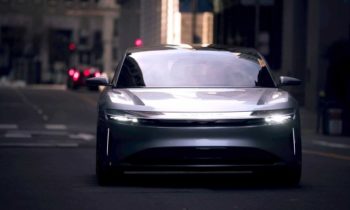 Lucid Air electric sedan tackles Laguna Seca