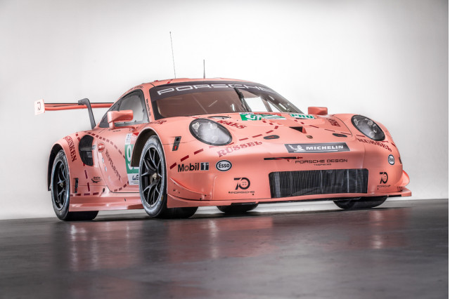 Porsche 911 RSR in Pink Pig livery