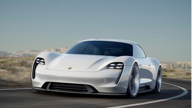 Porsche Mission E concept electric car