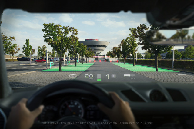 Porsche Augmented Reality Infotainment from WayRay