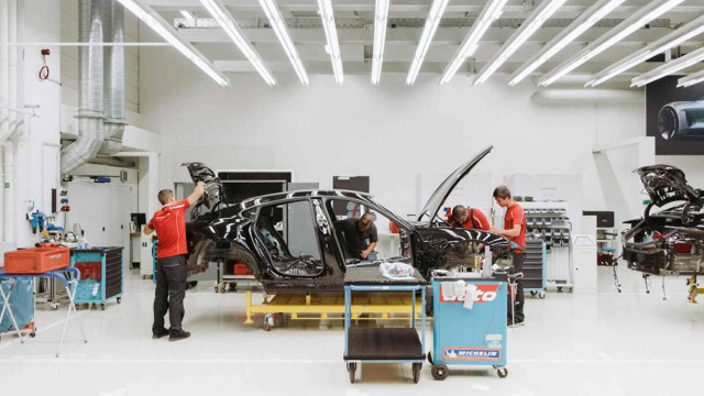 Prototype for Porsche Taycan, the production Mission E