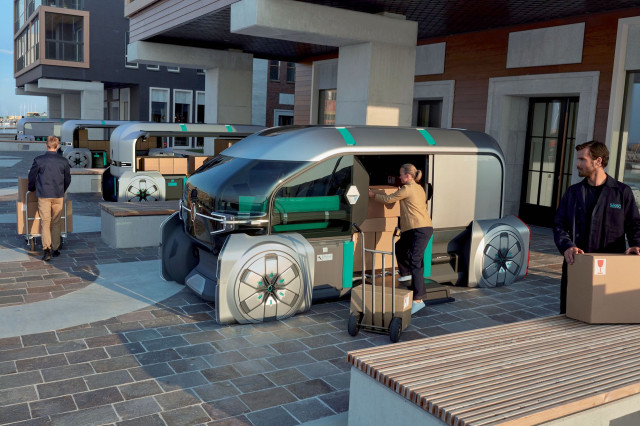 Renault EZ-Pro self-driving delivery vehicle concept