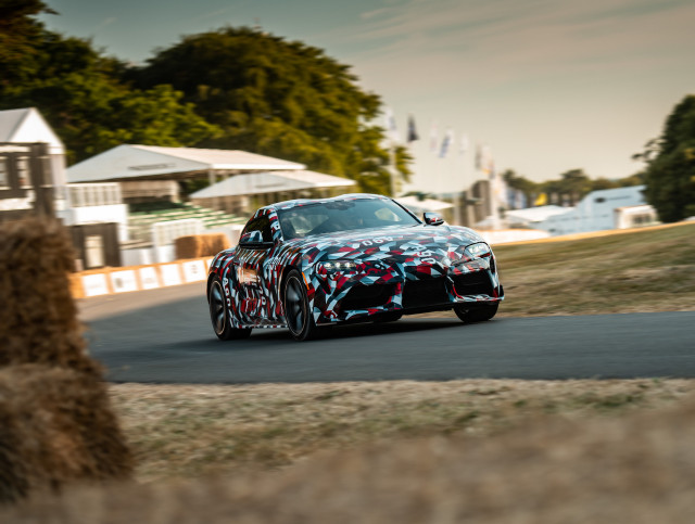 Toyota Supra dynamic debut at 2018 Goodwood Festival of Speed