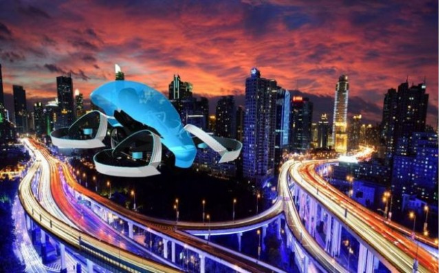 Toyota Cartivator SkyDrive flying car rendering