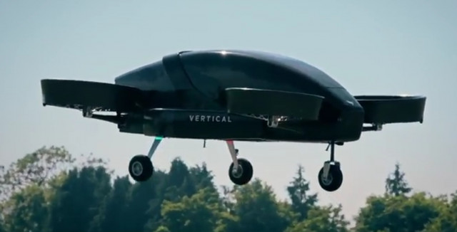 Vertical Aerospace flying taxi single-passenger prototype Vertical Aerospace flying taxi single-passenger prototype