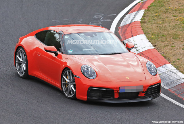 2019 Porsche 911 spy shots - Image via S. Baldauf/SB-Medien