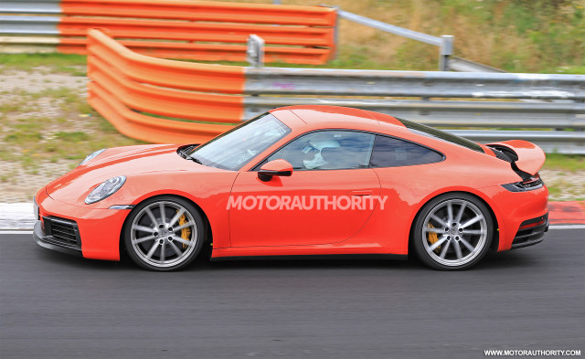 2019 Porsche 911 spy shots - Image via S. Baldauf/SB-Medien