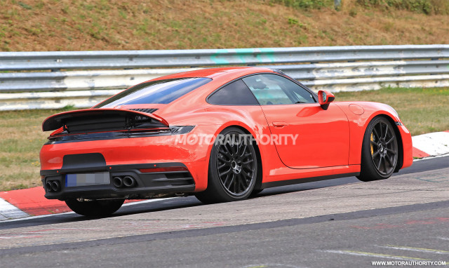 2019 Porsche 911 spy shots - Image via S. Baldauf/SB-Medien