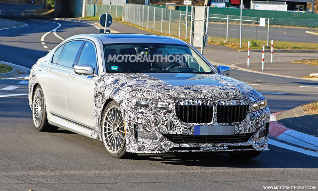 2020 BMW Alpina B7 facelift spy shots - Image via S. Baldauf/SB-Medien