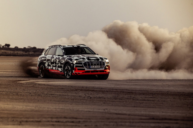 2019 Audi e-tron prototype first drive, Namibia, Africa, October, 2018