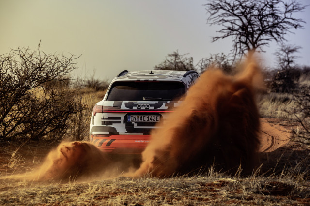 2019 Audi e-tron prototype first drive, Namibia, Africa, October, 2018