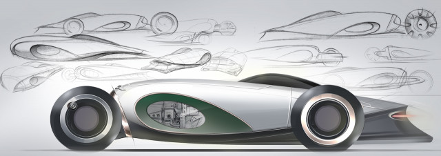 Bentley future luxury art student concept