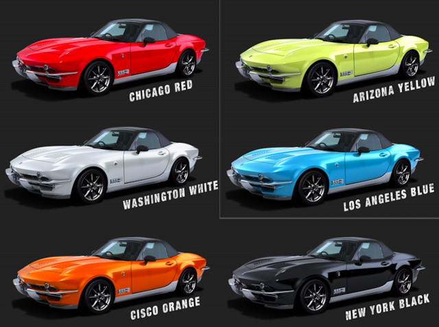 Mitsuoka Mazda Miata-based Chevy Corvette