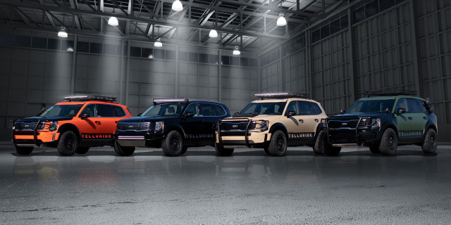 Custom 2020 Kia Tellurides for 2018 SEMA show