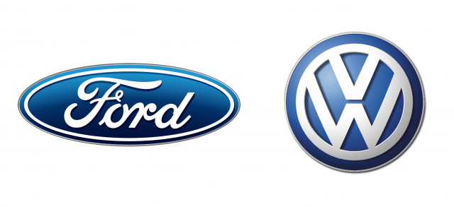 Ford and Volkswagen logos