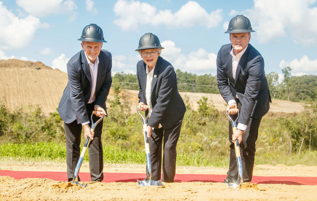 Groundbreaking ceremony for Daimler battery plant in Tuscaloosa, Alabama - October 5, 2018