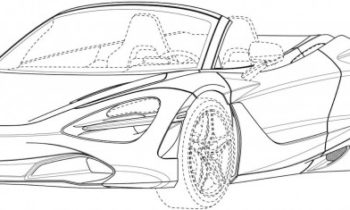 McLaren 720S Spider shows off in patent drawings