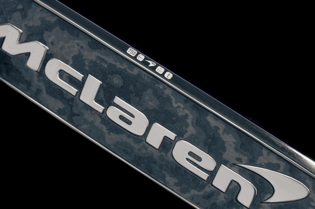 Custom badges on the McLaren Speedtail