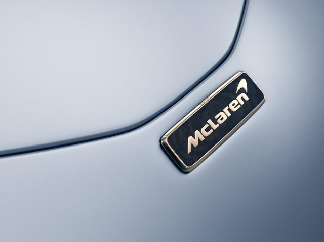 Custom badges on the McLaren Speedtail